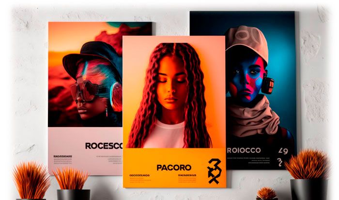 Example of a canvas print produced at Rocco Gráficas