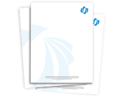 Letterhead sheets printing