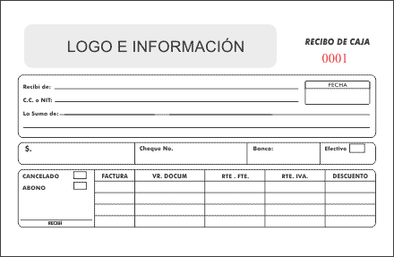 Recibo de caja
