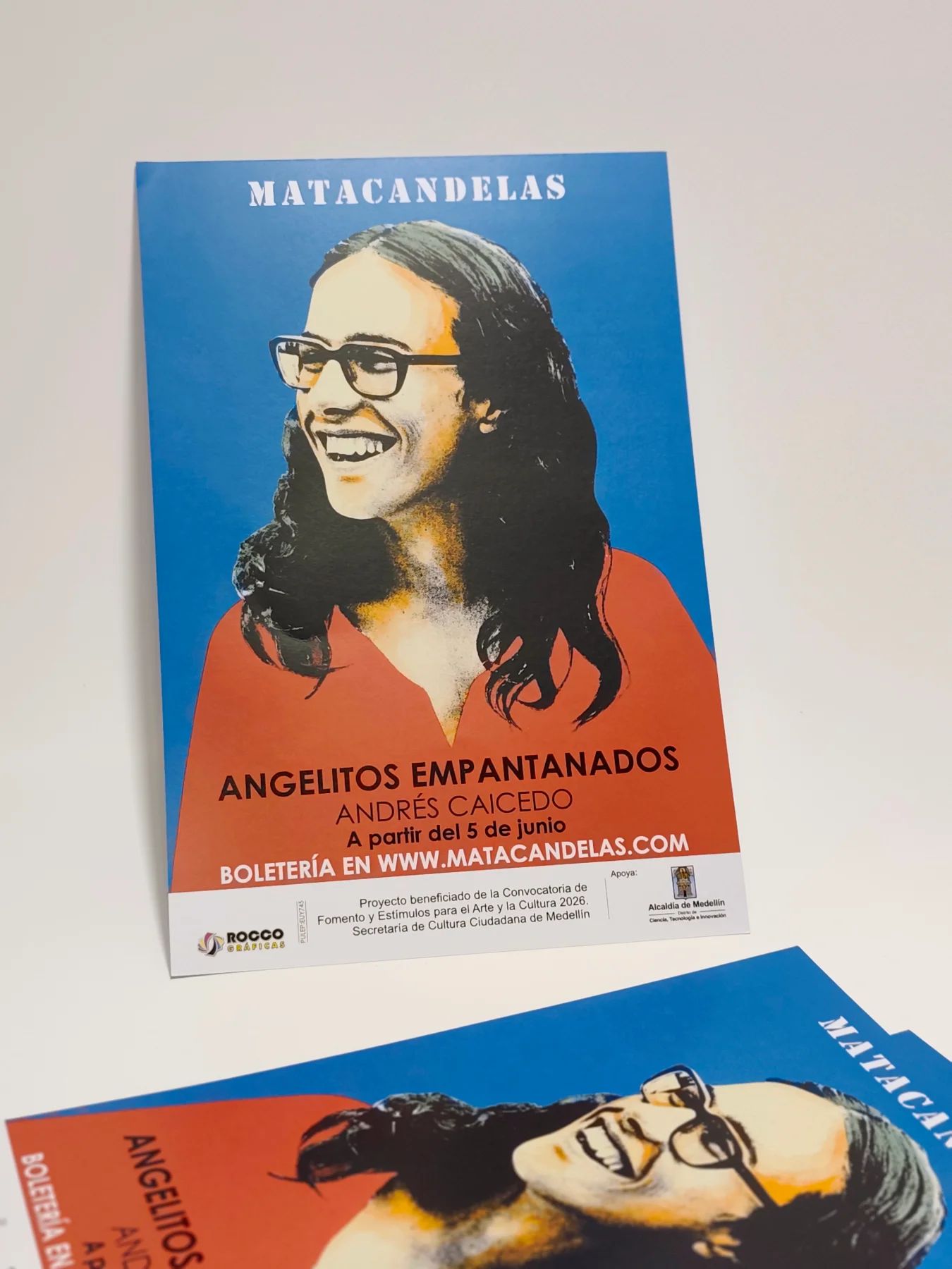 Advertising poster printed at Rocco Gráficas in Medellín