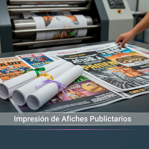Ejemplo de afiche impreso en Rocco Gráficas