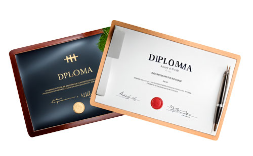 Ejemplo impresión diplomas litografía