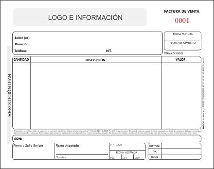 Factura de venta